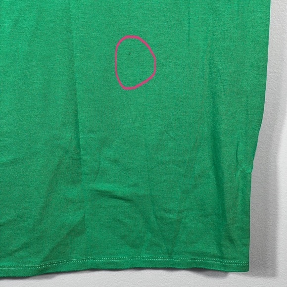 LuLaRoe Green Pink Julia Dress Size XS Varsity Stretch Sheath T Shirt Shift EUC - Picture 5 of 8